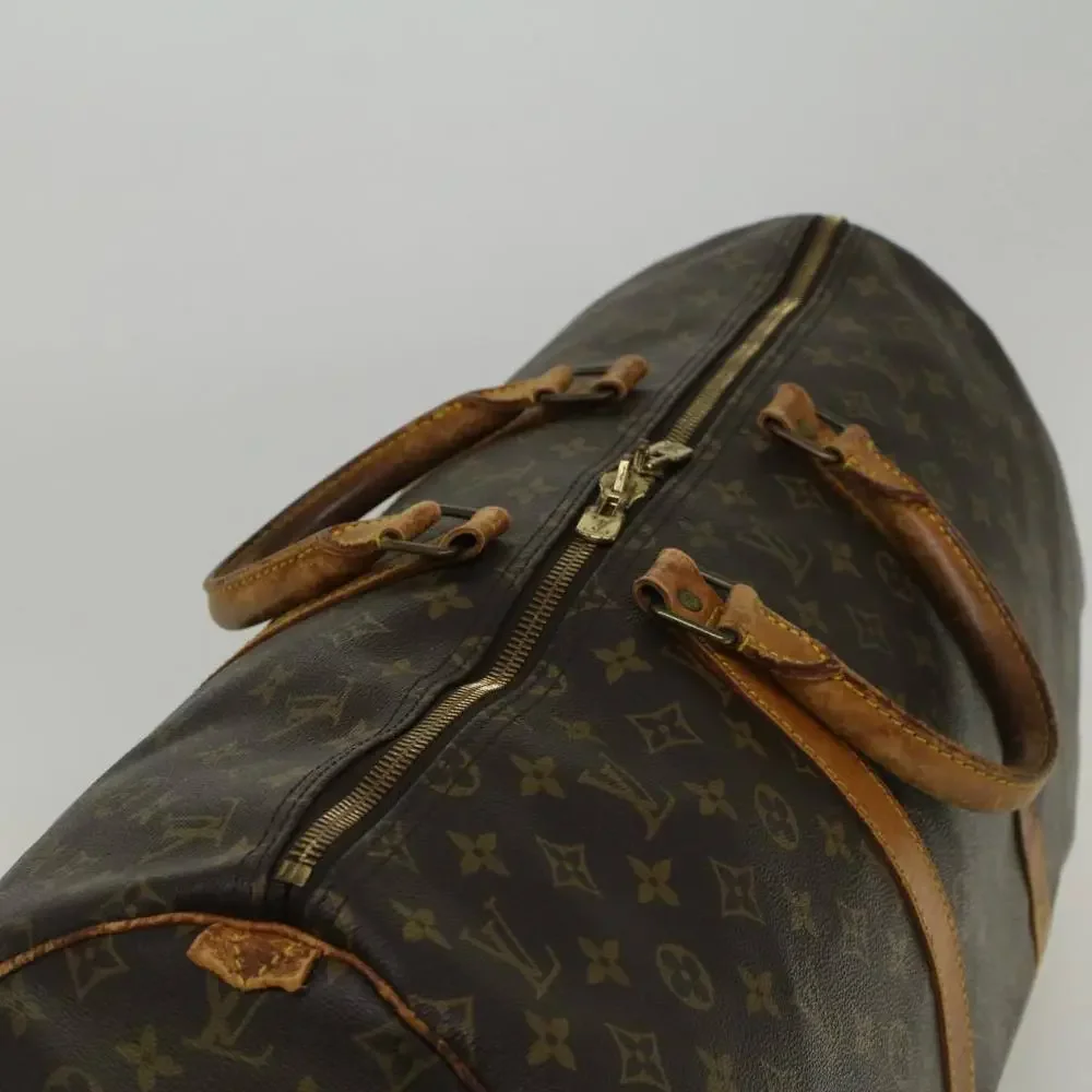 LOUIS VUITTON Monogram Keepall 55 Boston Bag M41424 LV Auth 58741 - Picture 6 of 16